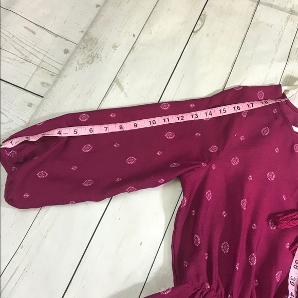 Xhilaration Boho Dress with Elastic Waist, Small - Picture 3 of 4